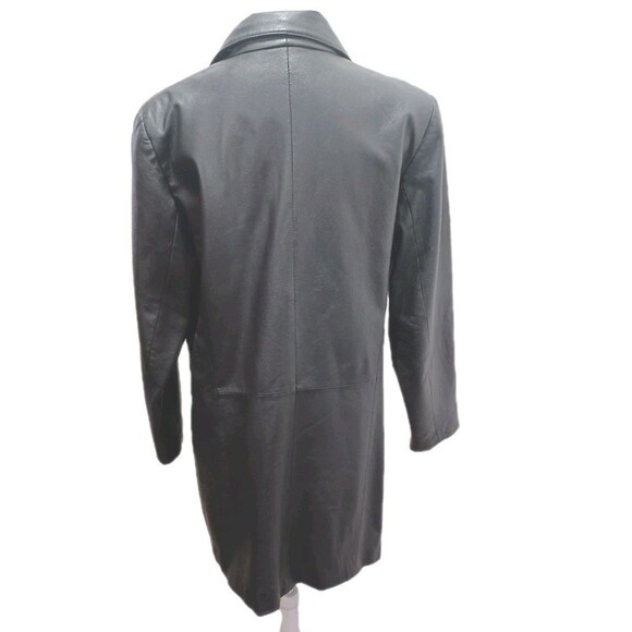 Venezia Women's Black Leather Jacket Size XL - Picture 2 of 4